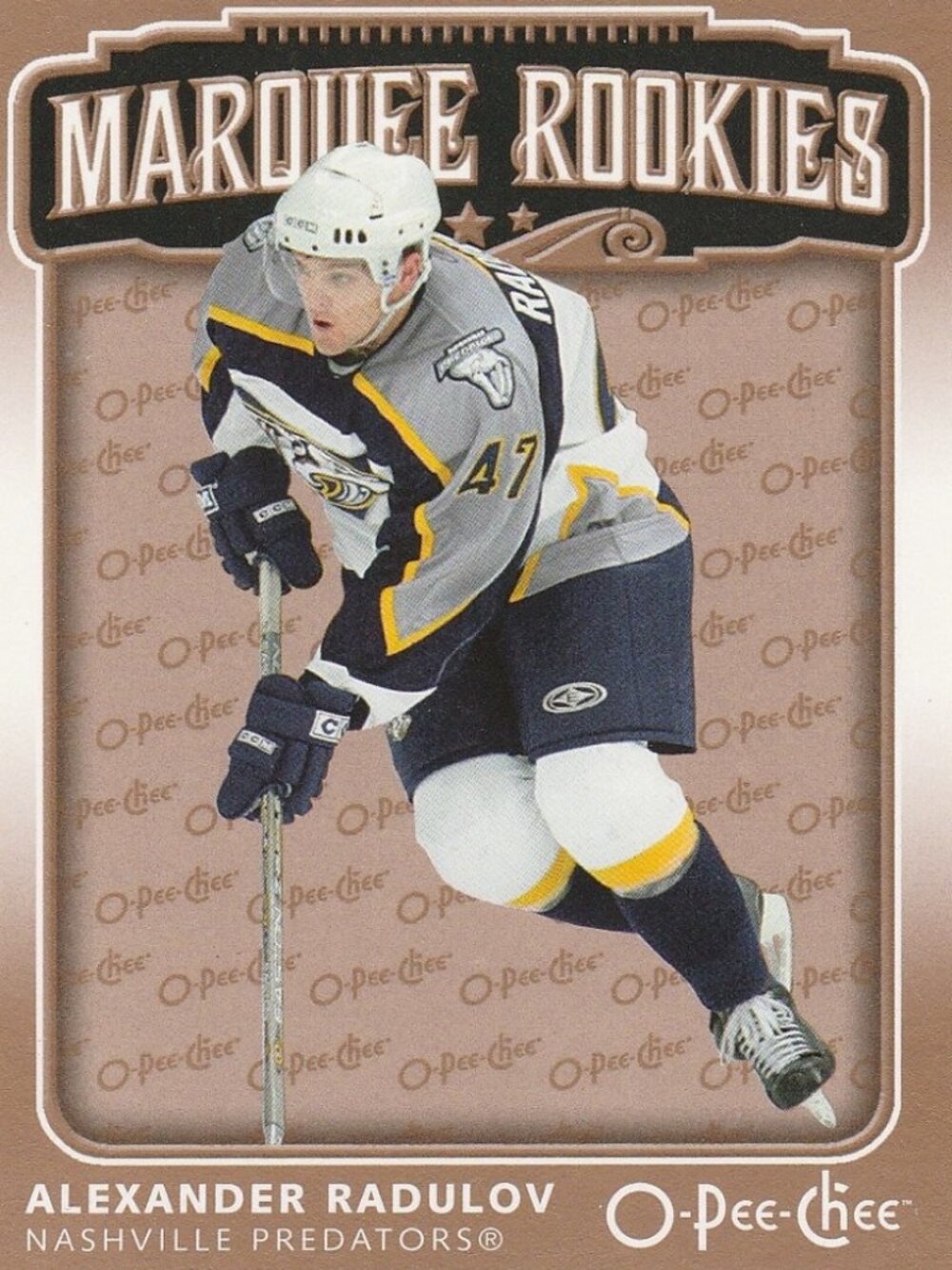 Alexander Radulov - 2006/2007 O Pee Chee Marquee Rookies Hockey Card